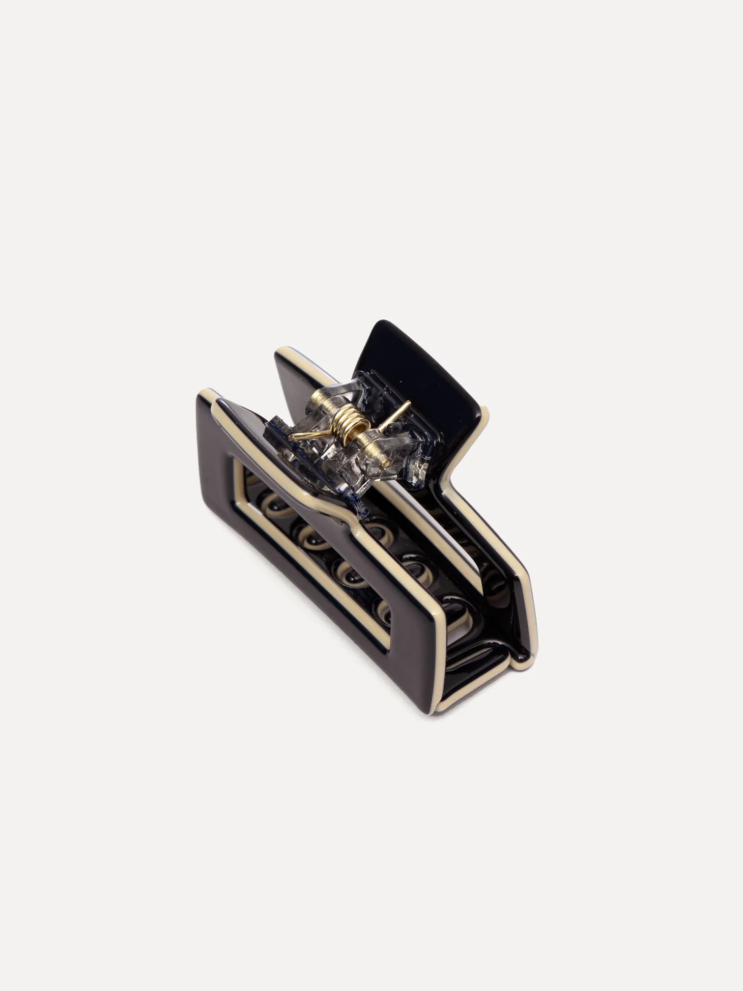Les Soeurs Resin haarspeld rechthoekig Navy Best