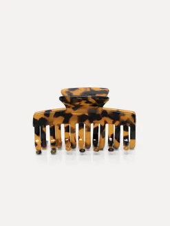 Les Soeurs Resin haarspeld rond Dark+Tortue Hot