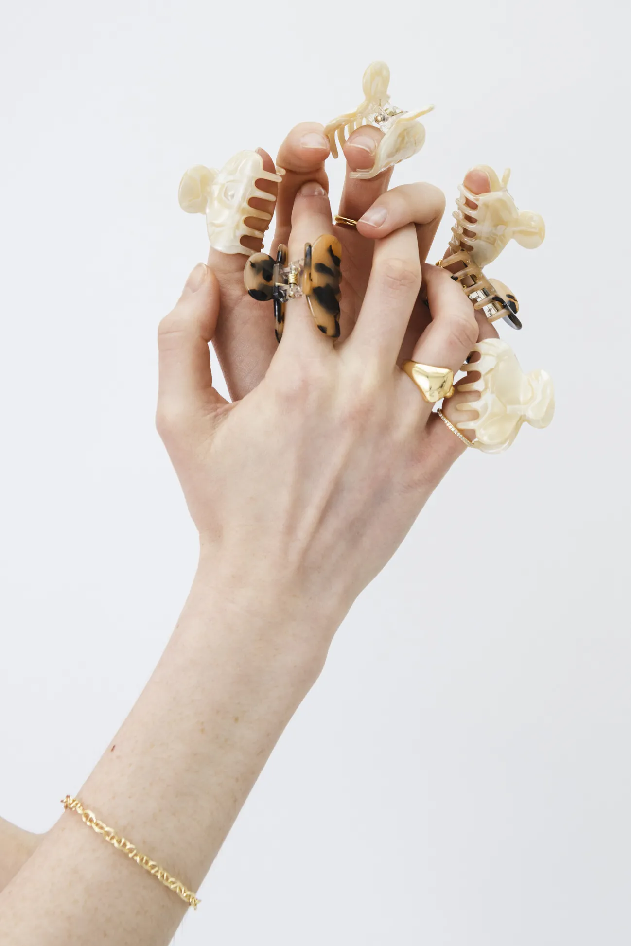 Les Soeurs Resin Haarspeld rond Dark+Tortue Best