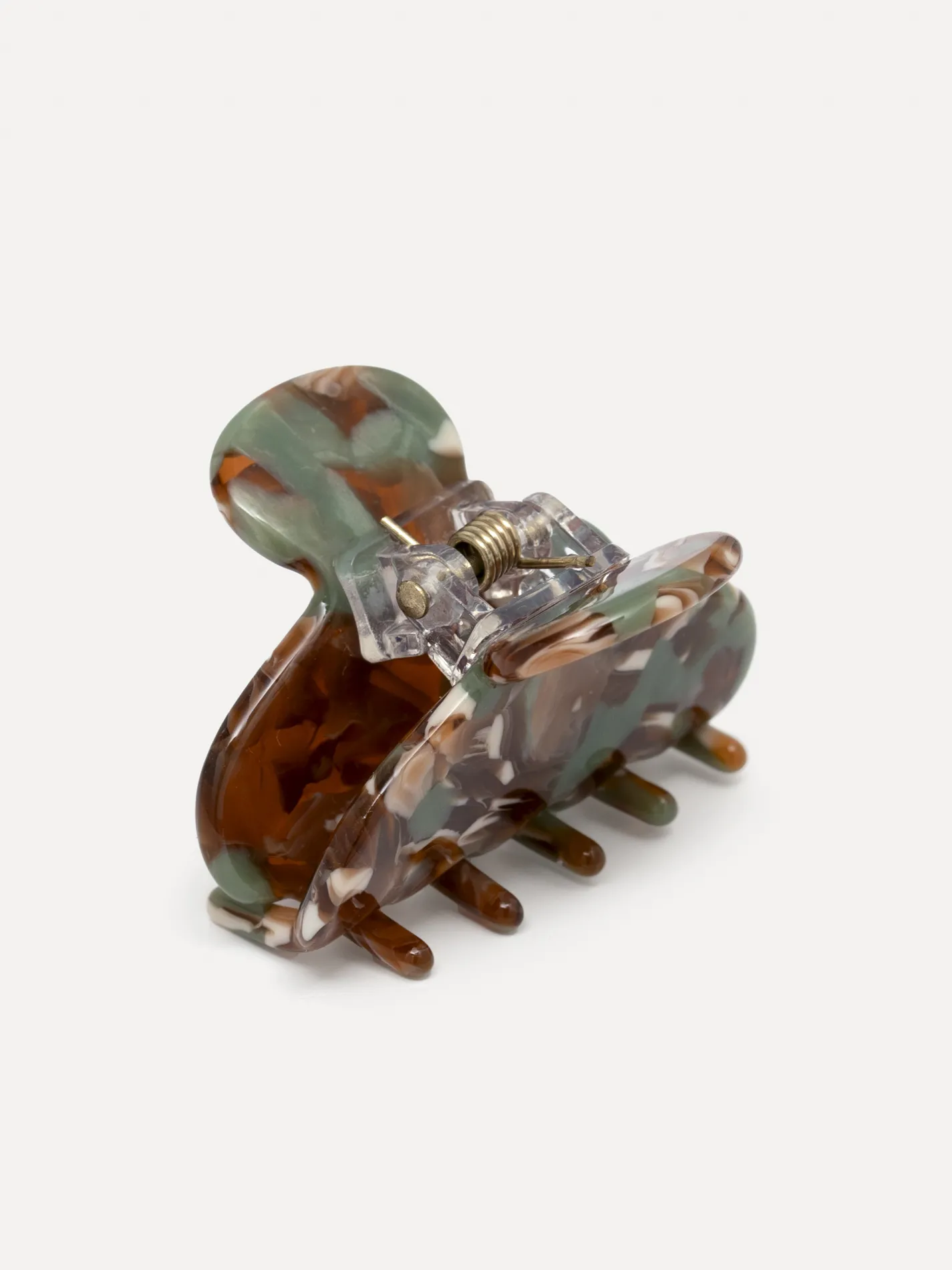 Les Soeurs Resin Haarspeld rond BrownGreen Outlet