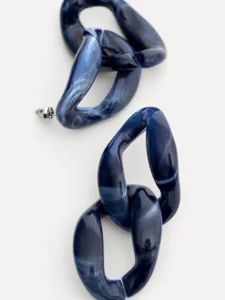 Les Soeurs Resin oorbellen set Maddy Blue Sale