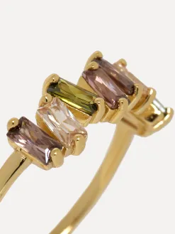 Les Soeurs Ring Chloe Baguette Multi Gold Online