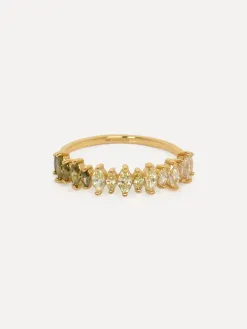 Les Soeurs Ring Chloe Marquise Gold Fashion