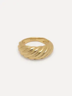 Les Soeurs Ring Claire Croissant Gold Best
