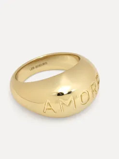 Les Soeurs Ring Claire Dome Amore Gold Online