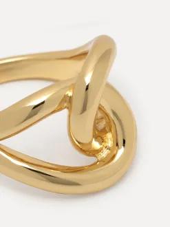 Les Soeurs Ring Claire Knot Gold Hot