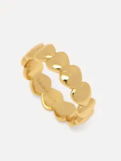 Les Soeurs Ring Gabi Heart Gold Sale