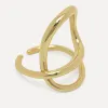 Les Soeurs Ring Gilda Abstract Gold Clearance