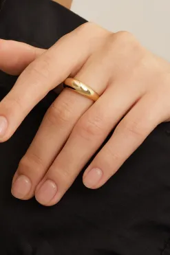 Les Soeurs Ring Gilda Dome Gold Fashion