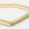 Les Soeurs Ring Gilmore Strass Gold Clearance