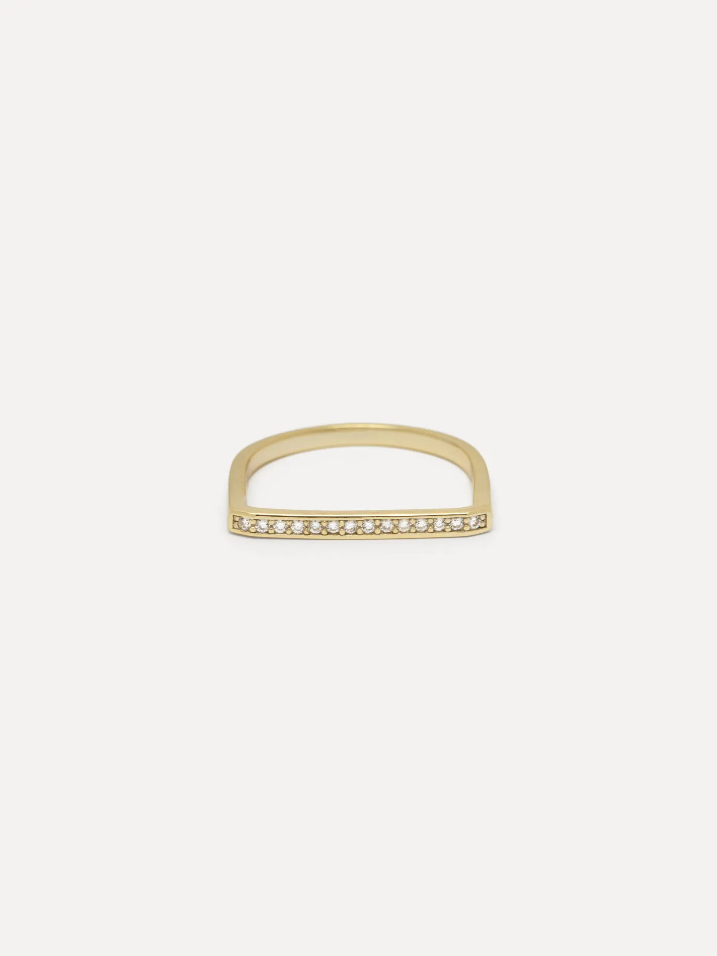 Les Soeurs Ring Gilmore Strass Gold Clearance