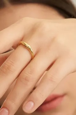 Les Soeurs Ring Ginette Astro Gold Discount