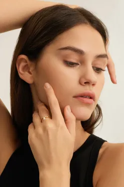 Les Soeurs Ring Ginette Pearl Gold Best