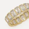 Les Soeurs Ring Gioia Baguette Gold New