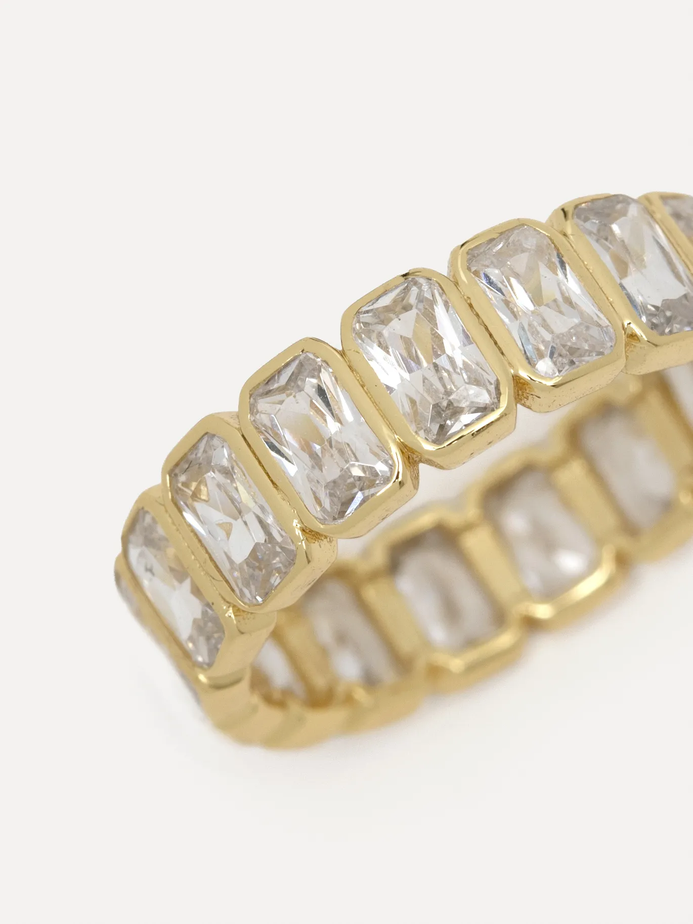 Les Soeurs Ring Gioia Baguette Gold New