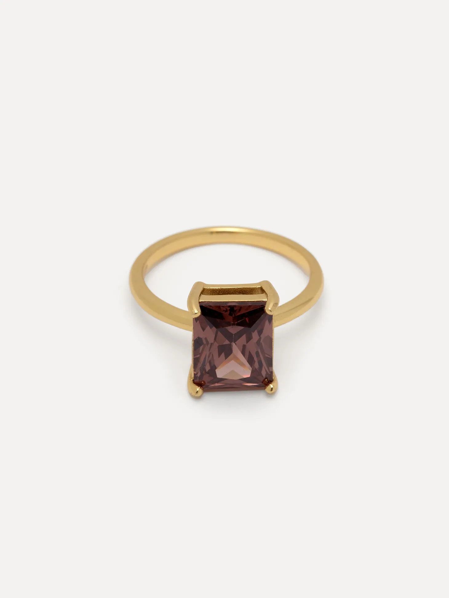 Les Soeurs Ring Gioia Coffee Gold Best