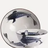 Gusta Schaaltje Koi BlauwWit Fashion