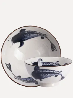 Gusta Schaaltje Koi BlauwWit Fashion