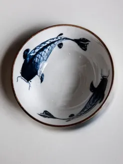 Gusta Schaaltje Koi BlauwWit Fashion