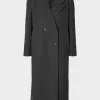 Selected Josephina Wool Coat Volcanic+Ash+Melange Best