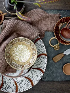 Bloomingville Set van twee keukenhanddoeken Malucca Brown+Cotton Sale
