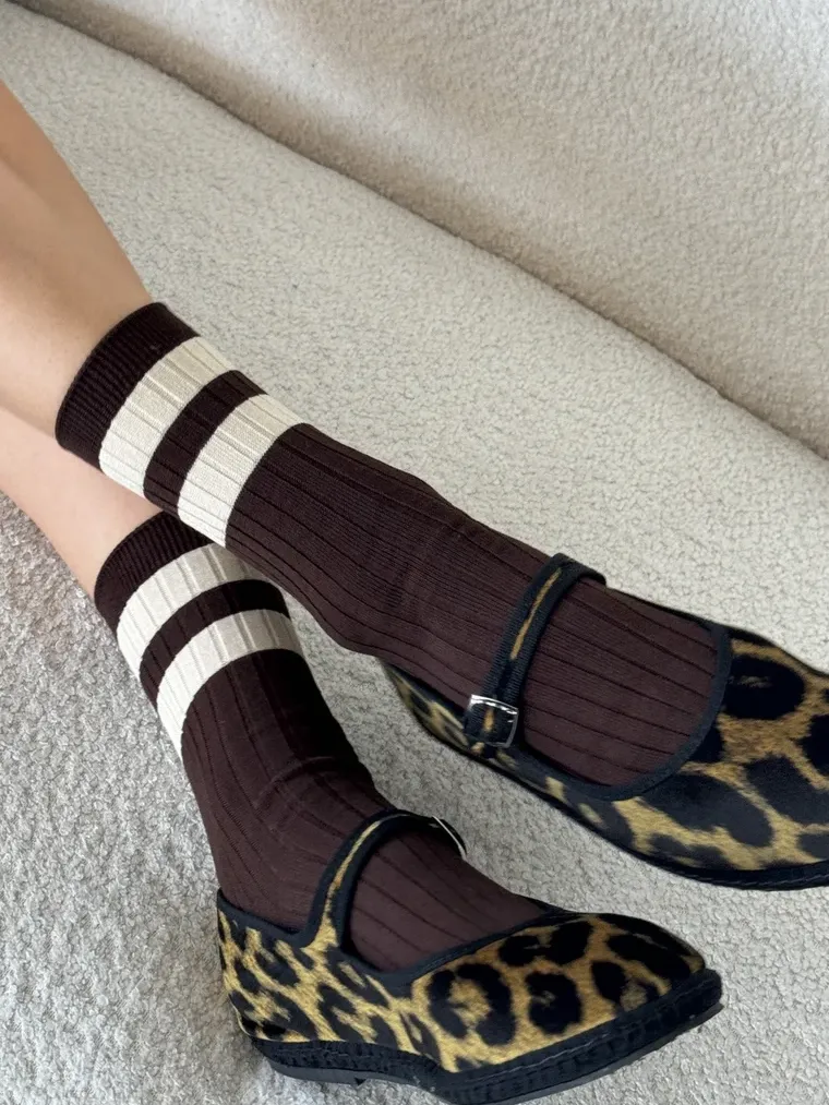 Le Bon Shoppe Sokken Her Varsity Espresso Online