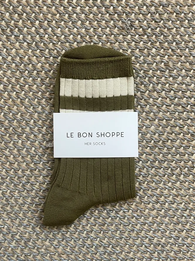 Le Bon Shoppe Sokken Her Varsity Fern Best