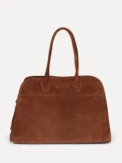 Le Marais Suède Handtas Henri Camel Clearance