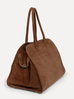 Le Marais Suède Handtas Henri Camel Clearance