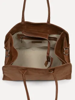 Le Marais Suède Handtas Henri Camel Clearance
