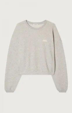 American Vintage Sweater Kodytown Polaire+Chine Sale