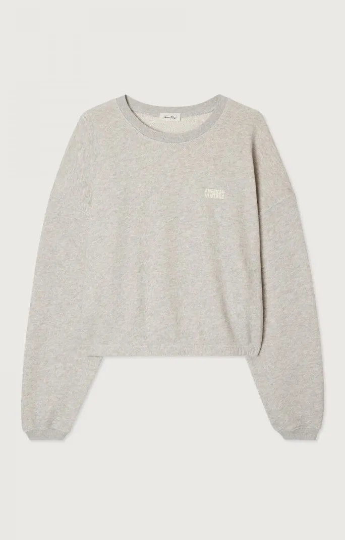 American Vintage Sweater Kodytown Polaire+Chine Sale