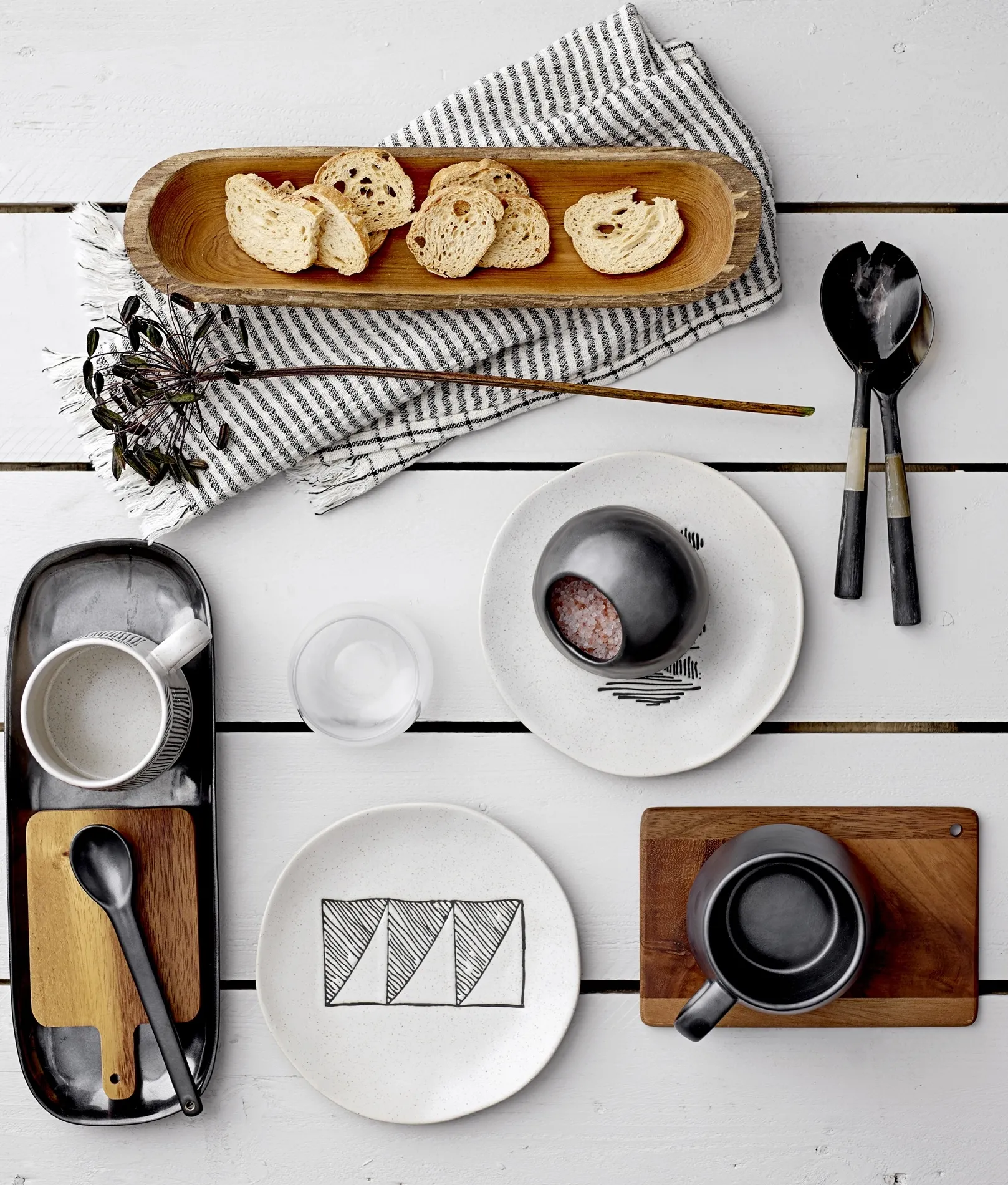 Bloomingville Teak Serveerschaal Online