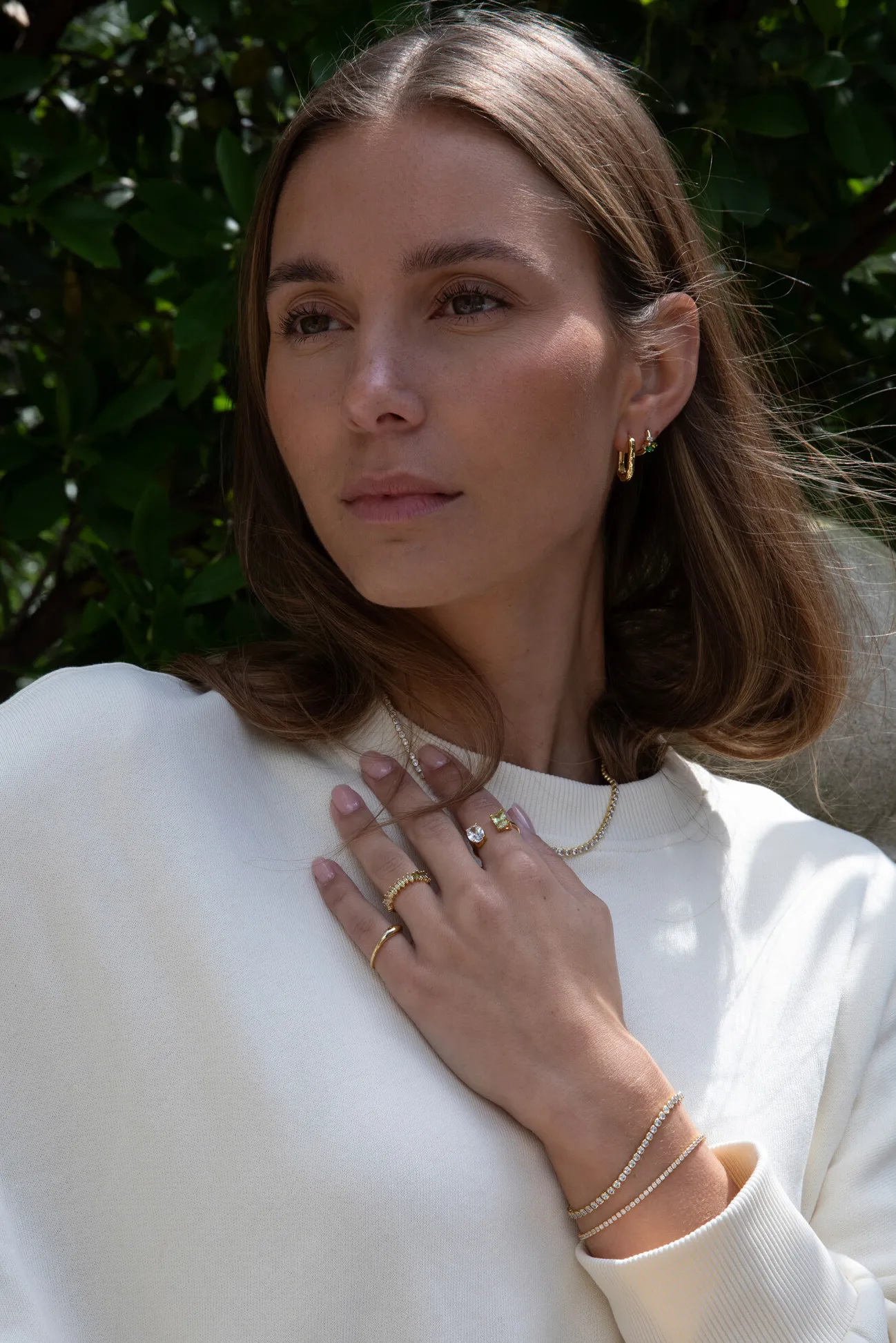 Les Soeurs Tennis Chain Bracelet Harry Gold Best