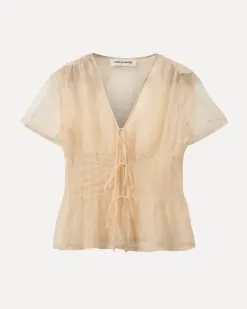 Sofie Schnoor Transparante blouse Cenia Blush Clearance