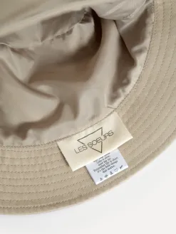 Les Soeurs Trench Bucket Hat Ashley Beige New