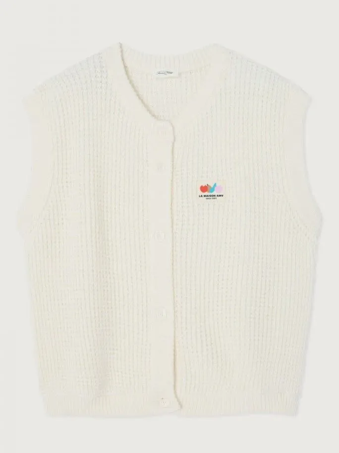 American Vintage Vest Crashway Nacre Clearance