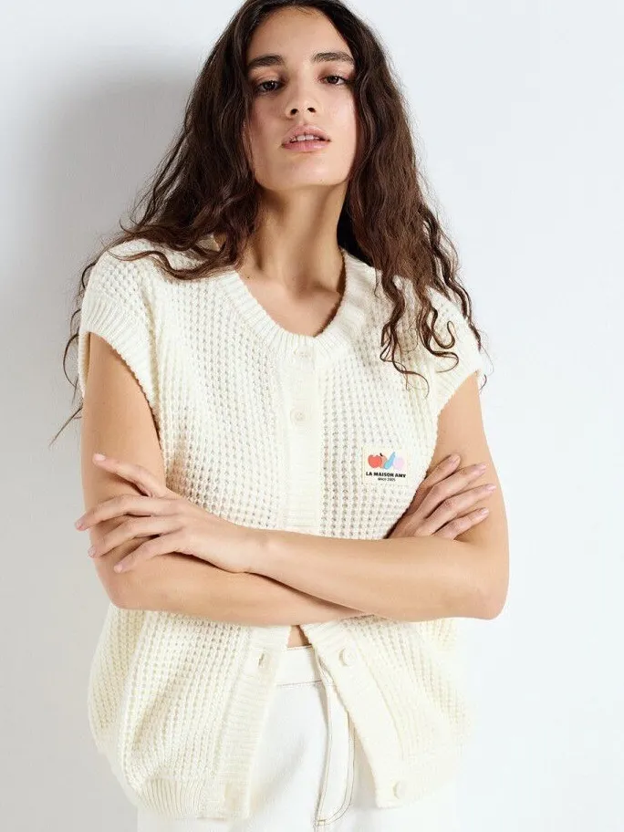 American Vintage Vest Crashway Nacre Clearance