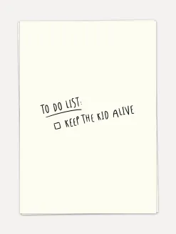 Kaart Blanche Wenskaart Keep the kid alive Keep+The+Kid+Alive Clearance