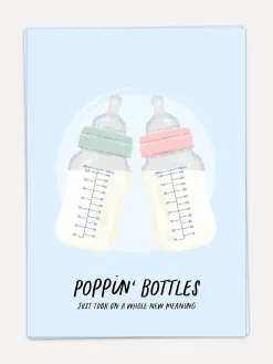 Kaart Blanche Wenskaart Poppin Bottles Poppin+Bottles Best