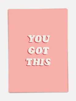 Kaart Blanche Wenskaart You got this You+Got+This New