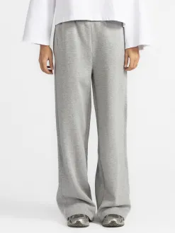 Selected Wijde broek Gia Light+Grey+Melange Online