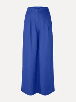 Selected Wijde broek Lyra Dazzling+Blue Clearance