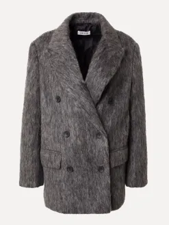 Edited Wollen Blazer Teena Mid+Grey+Mlange Hot
