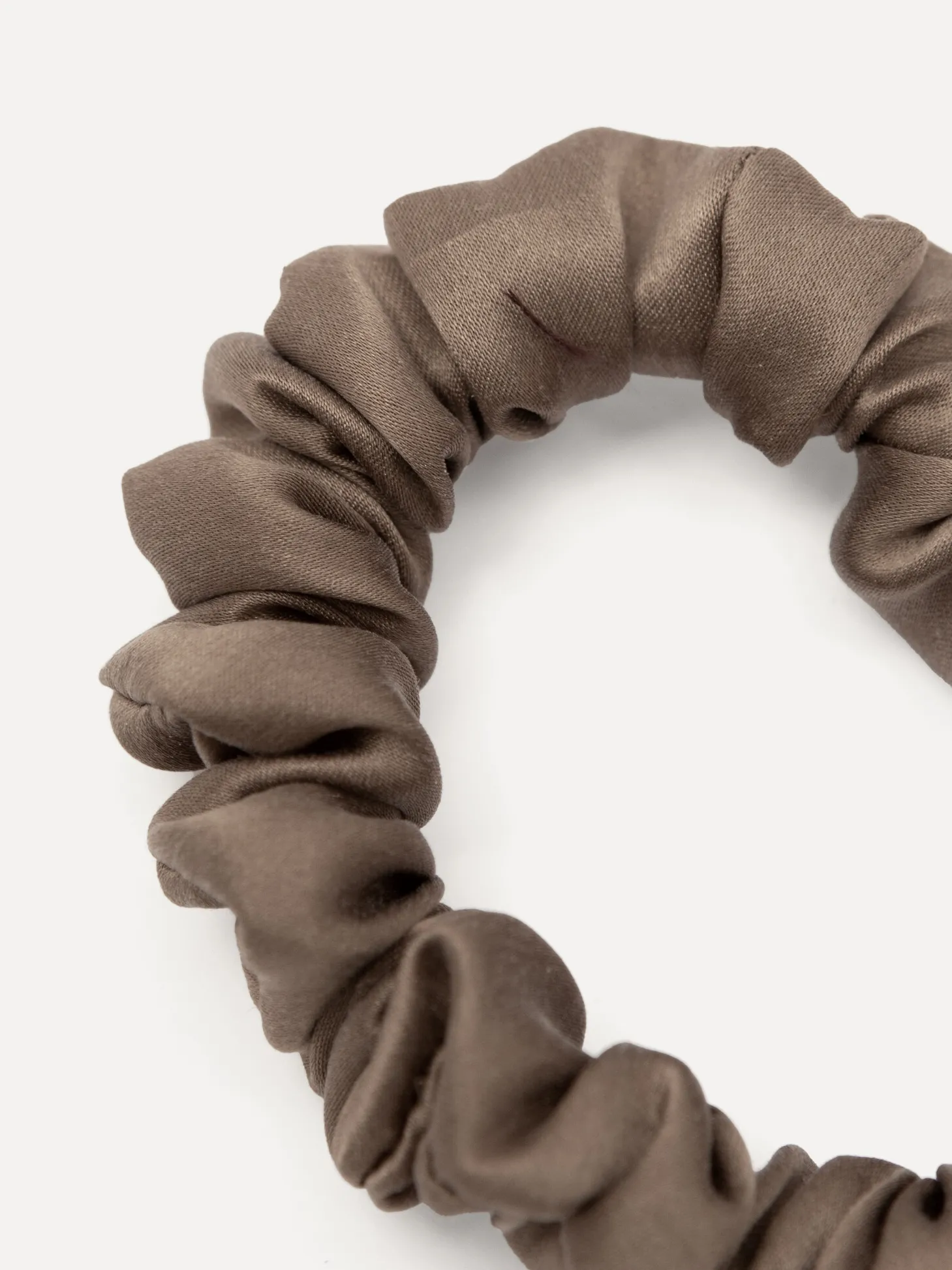 Les Soeurs Zijden scrunchie Latte Sale