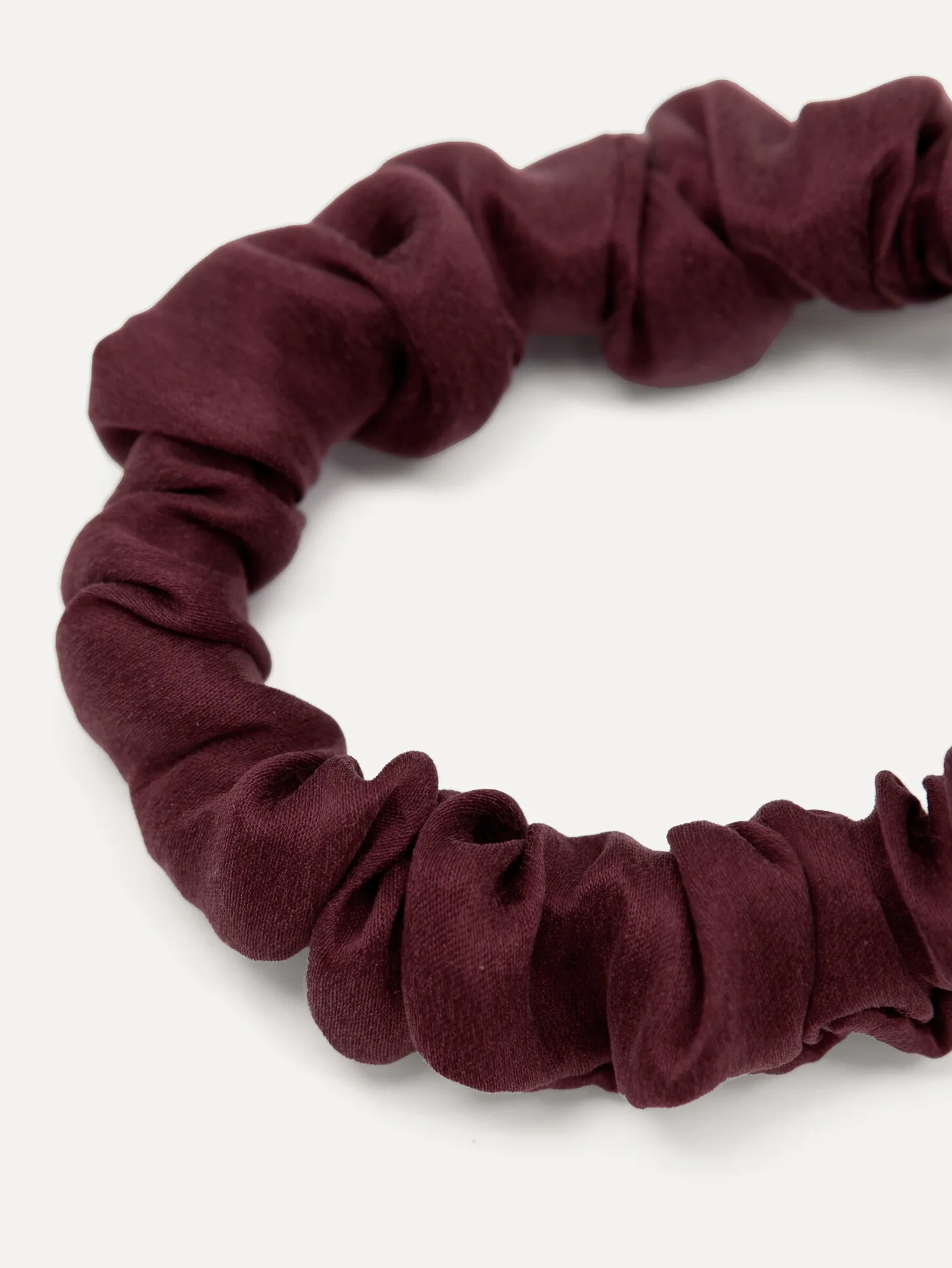 Les Soeurs Zijden scrunchie Burgundy Online