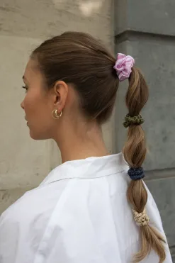Les Soeurs Zijden Scrunchie Lila Hot
