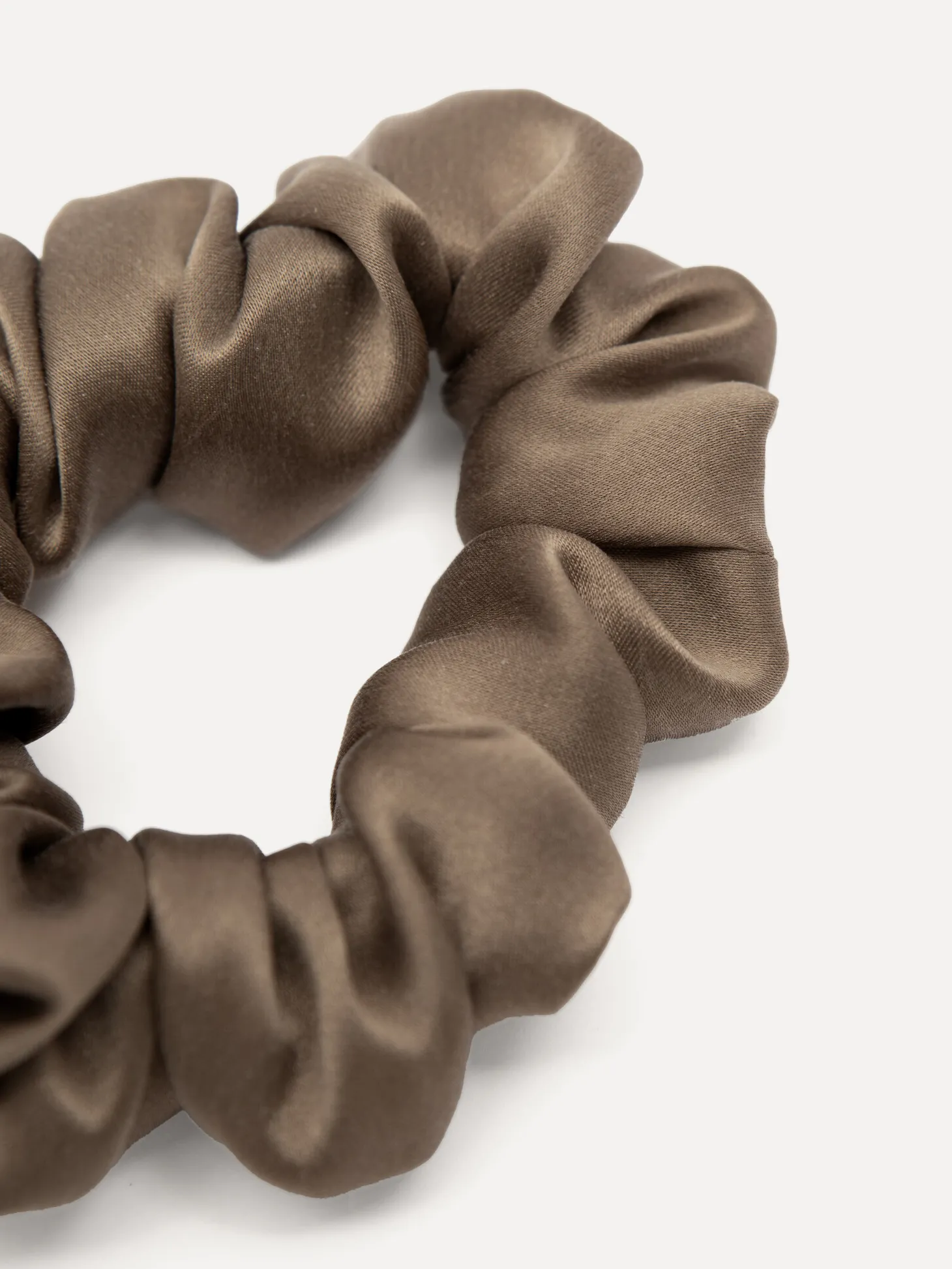 Les Soeurs Zijden scrunchie Latte Discount