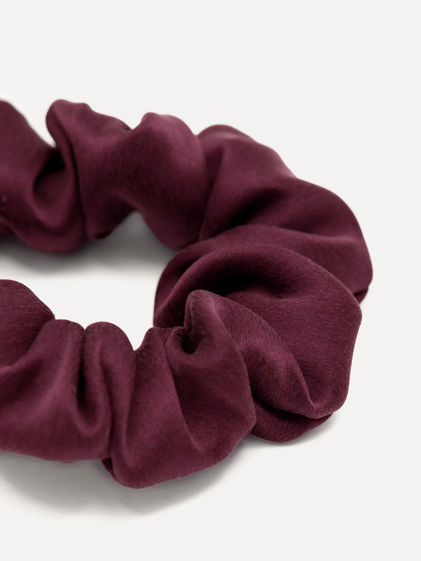 Les Soeurs Zijden scrunchie Burgundy Fashion