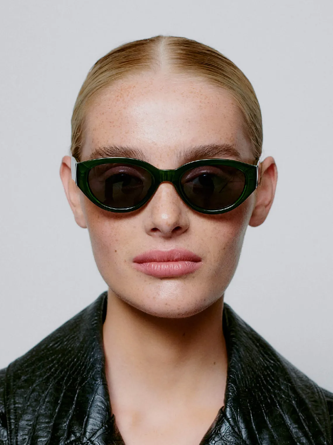 A.Kjaerbede Zonnebril Winnie Dark+Green+Transparent Clearance